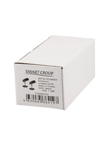 SMT750-1SCH040504 Колпачок со штуцером 1/2"НР с воздухоотводчиком и 122 держателем, хромированный 20пар/кор фото в интернет-магазине SMARTGRP