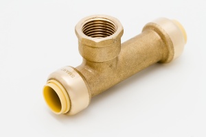 SMART SMT1540T16х1/2Fх16 Удлиненный тройник переходной 16 2,2 push х 1/2 внутренняя резьба х 16 2,2 push, 80 штук в упаковке