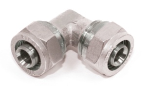 ТЕАМ 1603N202000 L 20 x 20 Соединение угловое, цанга - цанга, 80 штук в упаковке