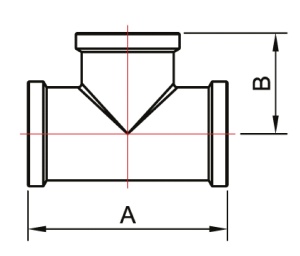 SMART SMT700NY6612 Тройник 1-1/4" внутренняя резьба, никель - желтый, 25 штук в упаковке фото в интернет-магазине SMARTGRP