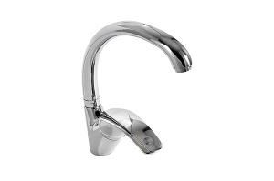 Смеситель для кухни высокий с креплением на гайке SM405-18CH SMART 10 штук в упаковке фото в интернет-магазине SMARTGRP