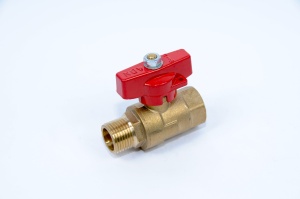 SMART SMT2030N0414 1/2" M x 14 кран шаровый, для металлопластиковой трубы, бабочка 100 штук в упаковке