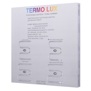 TERMO LUX M50/40ES Полотенцесушитель М-образный 500 х 400 х 85 c включателем фото в интернет-магазине SMARTGRP