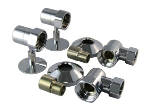 SMT797/2SCH100510CN Комплект 1"х3/4" г/г с отражат. и эксцентриком хром 10пар/кор