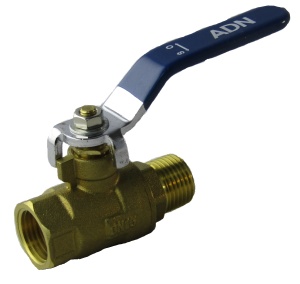 ADN 561H6612B 1-1/4" наружняя - внутренняя резьба, кран шаровый, синяя ручка, 24 штуки в упаковке