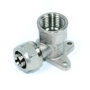 SMART 530023N041620А Уголок настенный 1/2" внутренняя резьба х 16 2,0 цанга, никель, 50 штук в упаковке