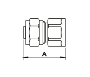 SMART 530002N102630А Соединитель 1" внутренняя резьба х 26 3,0 цанга, никель, 40 штук в упаковке фото в интернет-магазине SMARTGRP