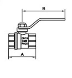 SMART 520NY6604B Кран шаровый 1/2" внутренняя резьба, синяя ручка, никель - желтый, 80 штук в упаковке фото в интернет-магазине SMARTGRP