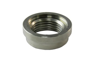 SMT298ST042832H10 Вварная гайка с бортиком 1/2" внутренняя резьба х 28,1 х 32,1 х 2 мм для полотенцесушителей, нержавейка марки AISI 304 600 шт/кор