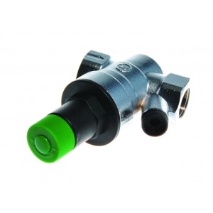 SMART SMT3106NY0004 Регулятор давления 1/2" внутренняя резьба, с отводом для манометра, никель