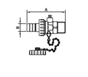SMART 2030N0414 Сливной кран 1/2" со штуцером 100 штук в упаковке фото в интернет-магазине SMARTGRP