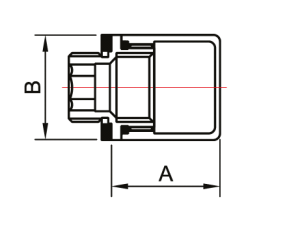 SMART 715-3SCH0405  Колпачок с переходником, наружная резьба 1/2" 40пар/кор фото в интернет-магазине SMARTGRP