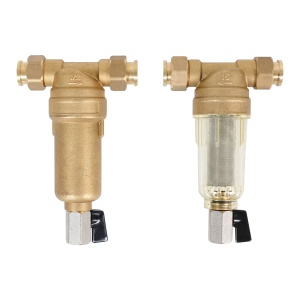 SMART SMT 3110H0004 С - Н - Фильтр 1/2" (самоочищ.)наружная резьба, без манометра, для горячей и холодной воды, латунь 16 пар в упаковке