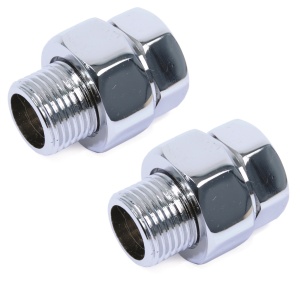 SMT727ORSCН6610/2 Американка прямая г/ш 1" хромированная 20пар/кор