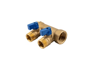 SMT1813Н100502BL ВР-НР 1x3/4x2 (коллектор с шар.кр., 2вых., без цанг) 15шт/кор