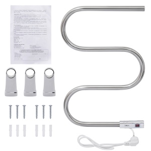 TERMO LUX M60/40ES Полотенцесушитель М - образный 600 х 400 х 85 c включателем фото в интернет-магазине SMARTGRP