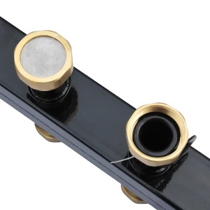 GIDRO FORCE GFMN633.0014 Распределительный коллектор из черной стали, до 3 - х отопительных контуров, L = 500 мм фото в интернет-магазине SMARTGRP