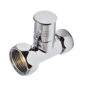 SMT8830SCH0510 Кран-Вентиль прямой, ручка колп., хром,  3/4"х1" г/г, 20шт/кор