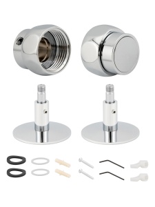 SMT830-1SCH1004 Комплект 1"х1/2" Г/ВР с деражателем под ТЭН 1"х1/2" Г/ВР хром 20 пар/кор фото в интернет-магазине SMARTGRP