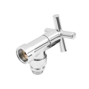 SMT8200SCH0405/2C Кран-Вентиль угловой, ручка крест, хром,  3/4"х1/2"г/ш, с отражателем, 10 пар/кор фото в интернет-магазине SMARTGRP