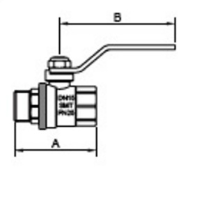 SMART 501H6612R Кран шаровый 1-1/4" наружняя - внутренняя резьба, красная ручка, латунь, 30 штук в упаковке фото в интернет-магазине SMARTGRP