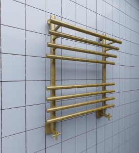 НИКА Полотенцесушитель ЛБ-3 80/40/50 водяной Антик Бронза