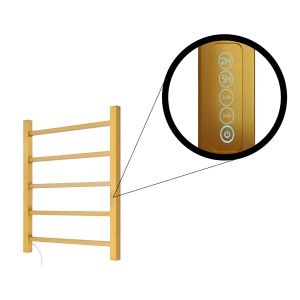 TERMLUX TLHQ06G-5LE30(19) Полотенцесушитель лесенка 600 х 500 х 110 фото в интернет-магазине SMARTGRP