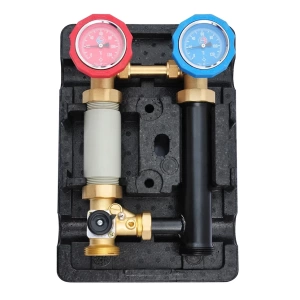 GIDRO FORCE GFGP731.1014L Насосная группа c 3 - х ходовым смесителем, подача слева, без насоса фото в интернет-магазине SMARTGRP