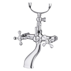 Смеситель для ванны короткий 350 мм с дивертером в корпусе SM1009BC SMART 10 штук в упаковке