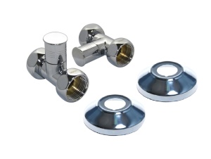 SMT8830SCH1010/2C Кран-Вентиль прямой, ручка колп., хром,  1"х1" г/г, 10 пар/кор