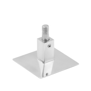 SG143SCSS6600 Держатель квадратный для п/с без кольца железо-хром-нерж 100шт/кор