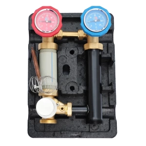 GIDRO FORCE GFGP190.1014L Насосная группа с поддержанием температуры 25 - 50 ºС подача слева,без насоса фото в интернет-магазине SMARTGRP