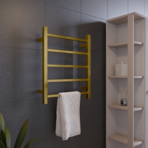 TERMLUX TLHQ06G-5LE30(19) Полотенцесушитель лесенка 600 х 500 х 110 фото в интернет-магазине SMARTGRP