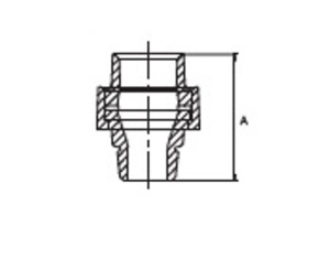 SDH 331 Американка прямая 1" внутренняя резьба х 1" наружняя резьба, оцинкованная, 30 штук в упаковке фото в интернет-магазине SMARTGRP
