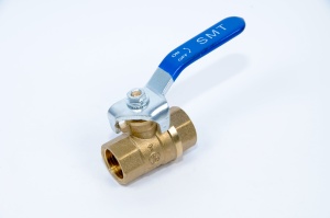 SMART 520H6605R Кран шаровый 3/4" внутренняя резьба, красная ручка, латунь, 100 штук в упаковке