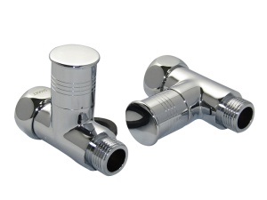 SG8831SCH0510/2 Кран-Вентиль прямой, ручка колп., хром,  1"х 3/4" г/ш, 10 пар/кор