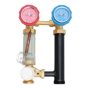 GIDRO FORCE GFGP190.1014L Насосная группа с поддержанием температуры 25 - 50 ºС подача слева,без насоса фото в интернет-магазине SMARTGRP