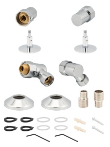 SMT777/2SCH040504CN Комплект для п/с  3/4"ВРх1/2"НР с экцентр., отражат. 10комп/кор фото в интернет-магазине SMARTGRP