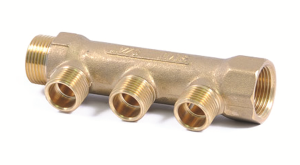 SMART SMT707Н0405 ВР-НР 3/4 x 1/2 x 4 Коллектор, 4 выхода без цанг, 48 штук в упаковке