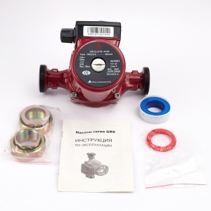 GRS 25/6 (180mm) LEMA Насос циркуляц. одно-скоростной с гайками фото в интернет-магазине SMARTGRP