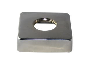 SMT906ST045050 Декоративная чашка, отражатель 1/2" квадрат.средний хромированный 300шт/кор