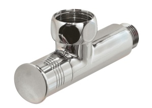 SMT8841SCH1005 Кран-Вентиль угловой, ручка колп., хром, 1"х3/4" г/ш, 20шт/кор