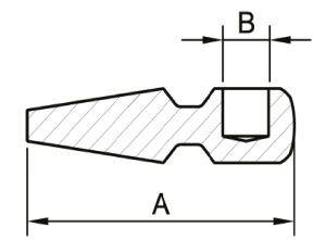 SMT307ST1250-8,1 Конус 8,1 х 12 х 50 мм для полотенцесушителей, нержавейка марки AISI 304 500 шт/кор фото в интернет-магазине SMARTGRP