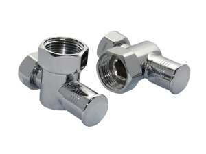 SMT8481SCH1005/2 Кран-Вентиль угловой, ручка колп., хром,  1"х3/4" г/г, 10пар/кор