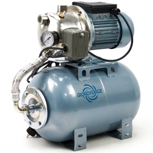 ATJET ST80 (46л/мин на 45м) Насосная станция c расширительным баком, комплект сальник и воронка