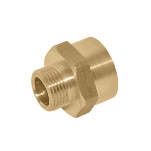 SMART 60076H0304 Переходник 3/8" наружняя резьба х 1/2" внутренняя резьба, латунь, 200 штук в упаковке