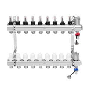 GFA201N0010/9 Коллекторная группа со встроен.расходомерами,в сборе 1"х9 вых.