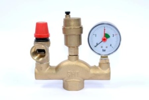 SMART SMT2101H0010 Группа безопасности бойлера 1" латунь, 10 штук в уппаковке