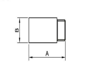 SMART SMT648SCP0525 Удлинитель 3/4" внутренняя резьба х  25 мм наружняя резьба, хром, 100 штук в упаковке фото в интернет-магазине SMARTGRP