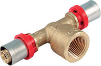 TM 1659G160416 T 16 x 1/2 F x 16 Тройник пресс - внутренняя резьба - пресс 70 штук в упаковке